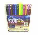 Caneta Hidrográfica Plus - 12 Cores