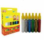 Cola Colorida 6 cores com Gliter - 25g