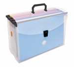 Maleta Delloplast Montada com 10 Pastas Suspensas Coloridas